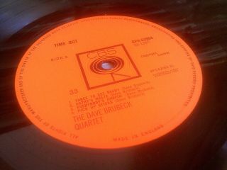 The Dave Brubeck Quartet Time Out Rare 1962 Mono UK CBS BPG 62068 3