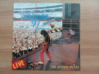 VAN HALEN - Live Rare Korea LP The Atomic Punks 1992 2