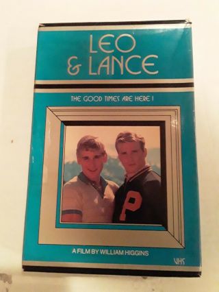 Leo & Lance Vhs Rare Cult 80s Gay Vintage Sleaze Big Box