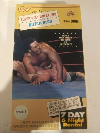 Star Wrestling Featuring Butch Reed - Volume 10 - (vhs,  1986) Rare