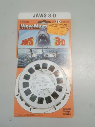Rare Jaws 3 - D The Movie Jaws 3 Iii Viewmaster Reels Pack Set Package