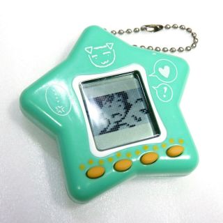 Rare Massuguniikou Green ver Virtual Pet Love Story Lcd Game Flex Japan F/S 2