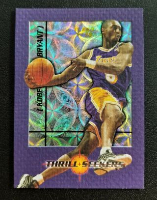 Kobe Bryant 1997 - 98 Fleer Thrill Seekers Los Angeles Lakers Rare Insert
