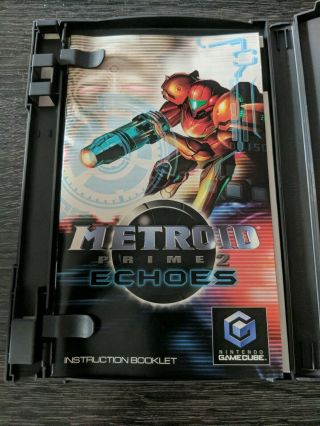 Metroid Prime 2 Echoes Nintendo Gamecube COMPLETE RARE 3