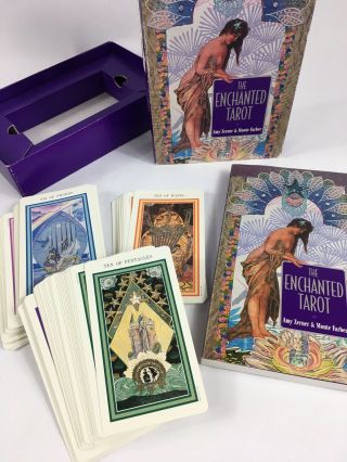 Rare ‘the Enchanted Tarot’ Deck & Book Set By Amy Zerner (oop,  2009 Edition)