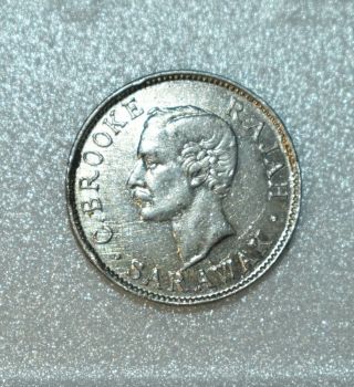 1906h Sarawak 10 Cents Rare