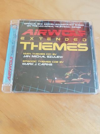 Airwolf Extended Themes Official 2cd Sequel Soundtrack Limited And Rare