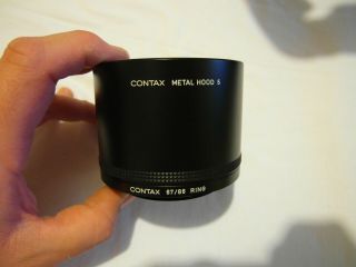 Rare Contax Metal Lens Hood 5 67/86 86mm,  Adapter Ring Best Ebay Price