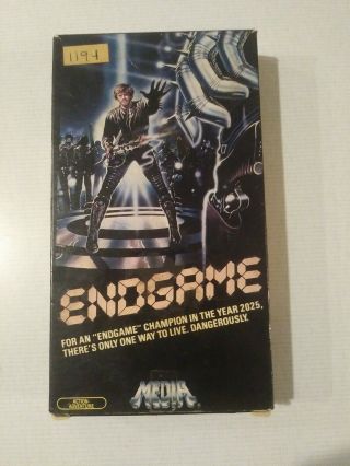 Endgame Vhs Rare 1985 Horror/action Film From Italy.