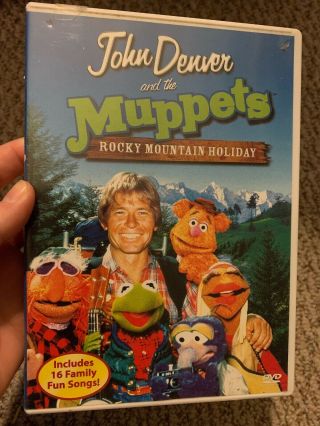 John Denver And The Muppets: A Rocky Mountain Holiday (1983) Very Good Dvd Rare