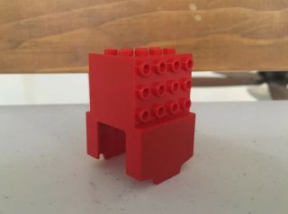 Lego Red 9v Monorail Motor Cover Only Airport Shuttle 6399 Rare Train Part 2619