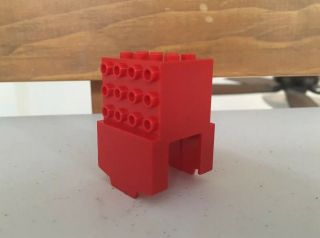 LEGO Red 9V Monorail Motor Cover Only Airport Shuttle 6399 Rare Train Part 2619 2