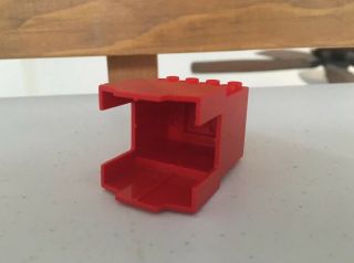 LEGO Red 9V Monorail Motor Cover Only Airport Shuttle 6399 Rare Train Part 2619 3