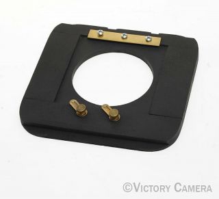 Rare Cambo To Linhof Adapter 4x5 View Camera Lens Board (729 - 14)