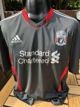 Vintage Liverpool Away Shirt Training Top Warm Up Size Xl By Adidas Rare Retro