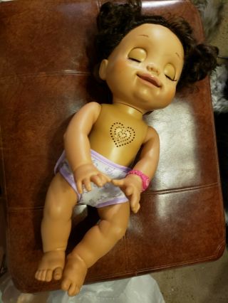 Rare 2009 Hasbro Soft Face Baby Alive Doll Raises Arms - I Love You This Much