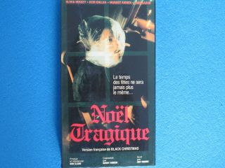 Noel Tragique (black Christmas) Vhs Vg Mega Rare French Ntsc Thriller - Horror