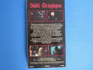 NOEL TRAGIQUE (BLACK CHRISTMAS) VHS VG MEGA RARE FRENCH NTSC THRILLER - HORROR 2