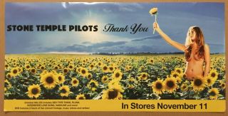 Scott Weiland Stone Temple Pilots Rare 2003 Promo Poster For Thank Cd 24x12 Usa