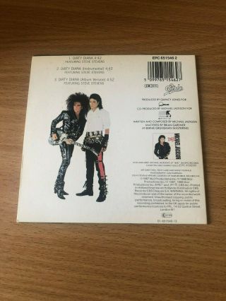 Michael Jackson Dirty Diana 1988 EU 3 