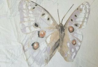 Rare POTTERY BARN Butterflies/Butterfly KING DUVET 4