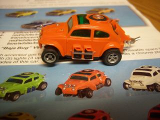 Afx Collectors L@@k Rare & Hard To Find Dark Orange Vw Baja Bug Model Motoring