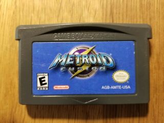 Authentic Metroid Fusion Rare Game Nintendo Gameboy Advance -
