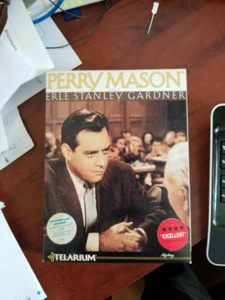 Rare Vintage Perry Mason Case Of The Mandarin Murder Commodore 64 Video Game