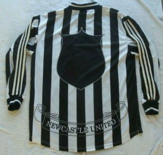 Newcastle United 1997 1999 Home Shirt RARE Long Sleeve Edition (XL) 2