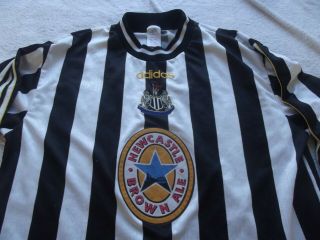 Newcastle United 1997 1999 Home Shirt RARE Long Sleeve Edition (XL) 3