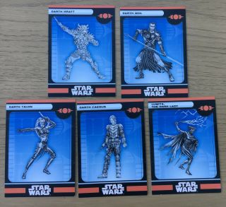 Wotc Star Wars Miniatures Selection Of Legacy Of The Force Sith Rares
