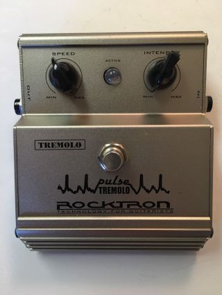 Rocktron Pulse Tremolo Technology For Guitarists Rare Guitar Effect Pedal