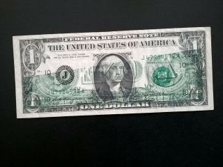 Rare Find - 1969 - B $1.  00 Frn Over - Print & Offset - Double Error Note
