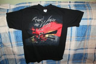 Roger Waters Pink Floyd The Wall Live Shirt Small S Rare Concert Tour 3