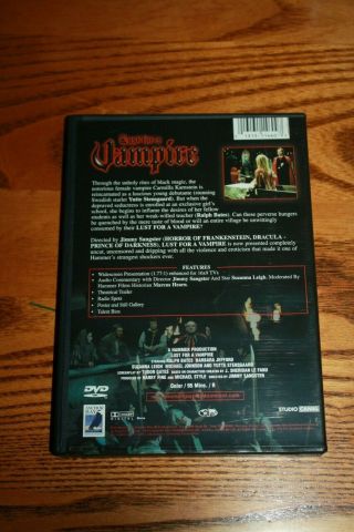 LUST FOR A VAMPIRE Rare OOP Anchor Bay DVD Hammer Horror Watched Once 2