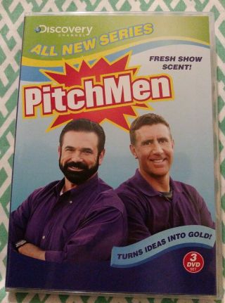 Pitchmen (3 Dvd Set 2009) Oop Very Rare Complete Series - Billy Mays - Discovery