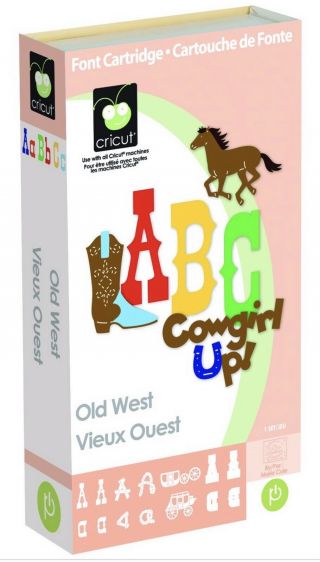 Cricut Cartridge Old West Vieux Ouest Rare Hard To Find Open Box