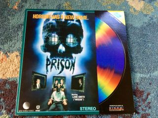 Prison Laserdisc 1987 Horror Lane Smith Good World Video Rare