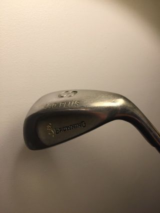 Rare Browning 440 Plus Sand Wedge.  Right Hand,  Huge Sole,  Steel Shaft.