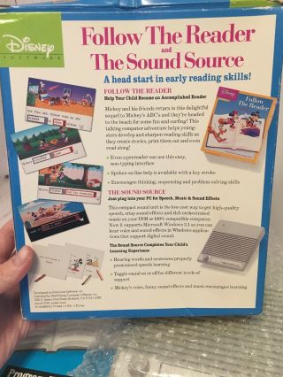 Rare Disney Software The Sound Source S1SB00100 Follow The Reader 7