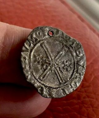 Scotland Mary Silver Hammered 1/2 Bawbbe RARE 2