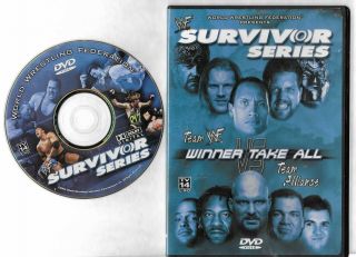 Wwf Wwe Survivor Series 2001 Rare R1