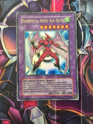X1 Elemental Hero Air Neos Ultra Rare Strike Of Neos 1st Ed Nm Near
