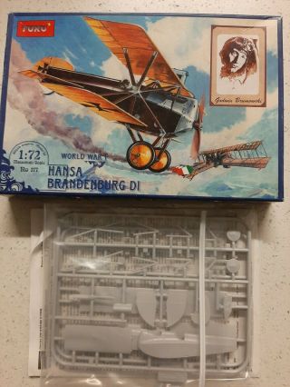 1/72 Toko Hansa - Brandenburg D.  I Austro - Hungarian Wwi Fighter,  Oop,  Rare