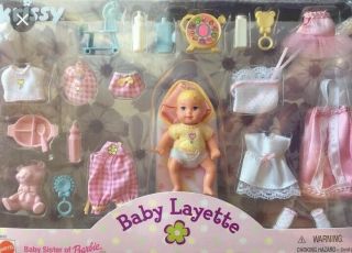 Baby Krissy Layette Set 1999 Rare Baby Sister Of Barbie