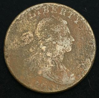 1800/79 1c Draped Bust Large Cent Rare Old Type Coin Copper Money
