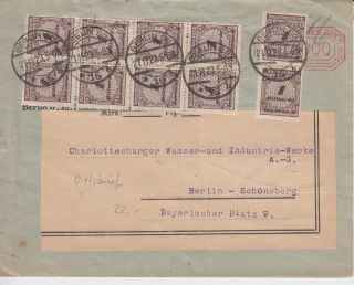 Germany Inflation 21 Nov 1923 Ten 1mia Local Rate On Reused Cover Rare