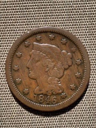 Rare 1846 Tall Date Large Cent
