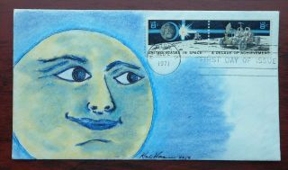 Space,  Earth,  Moon,  Luna Rover S1434 - 35 Fdc,  Rare,  Signed Hayden Cachet