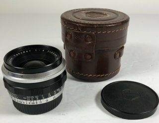 (rare) Pentax Takumar 35mm F4 Lens M42 Screw Ex,  First Wide Angle Lens